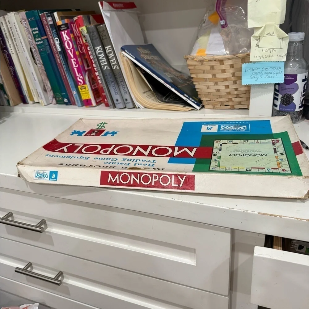 Parker Brothers monopoly board